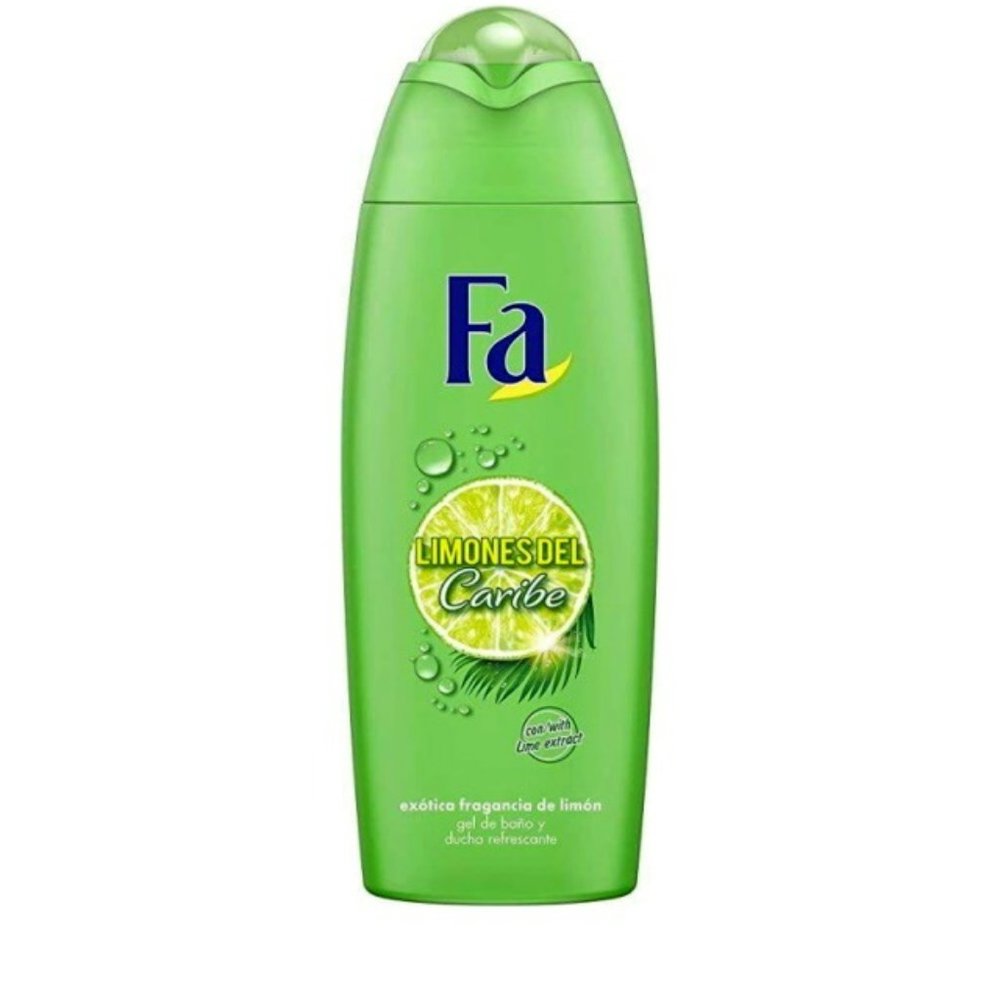 12 Fa Shower Gel Caribbean Lemon & Lime Scent~case
